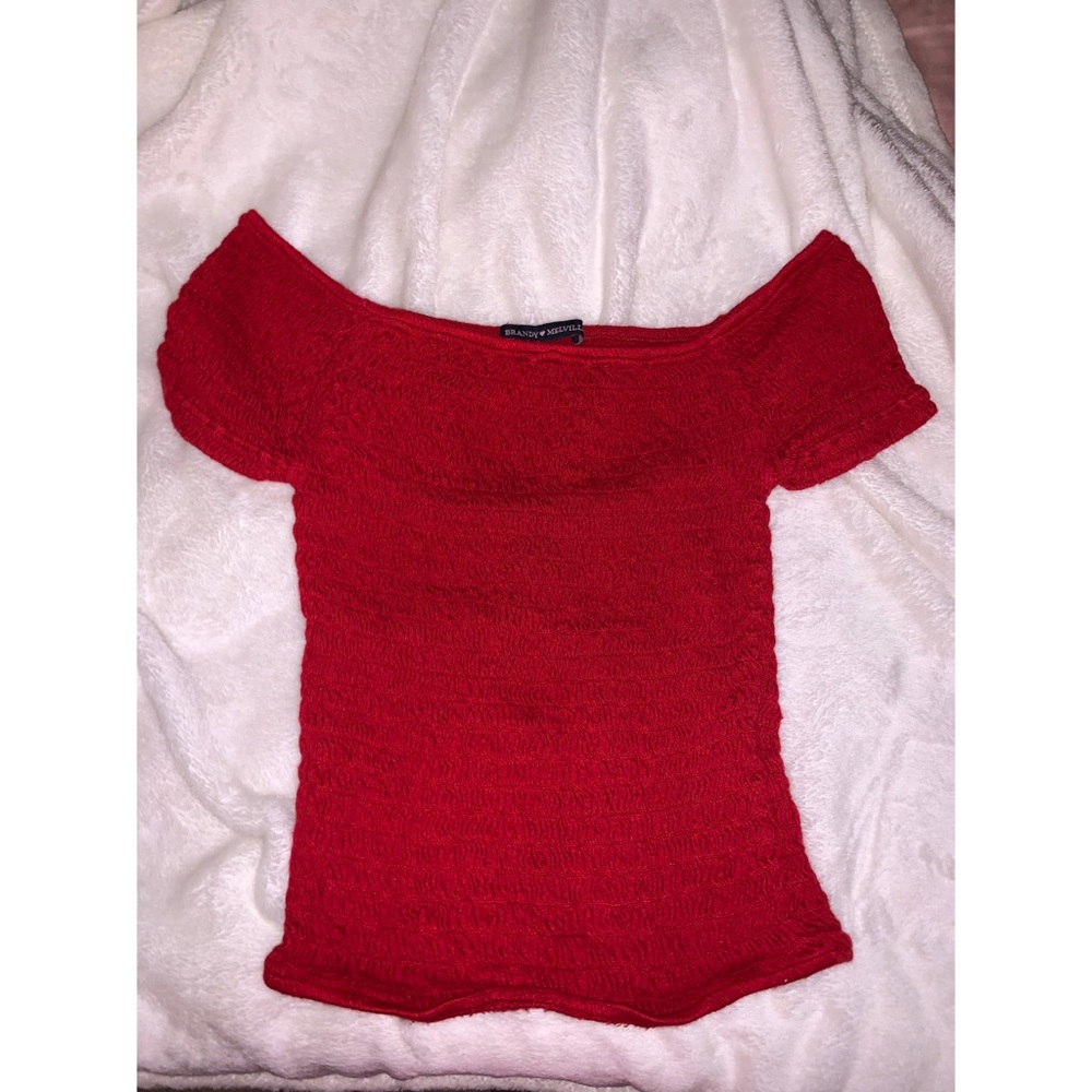 Brandy melville off shoulder top